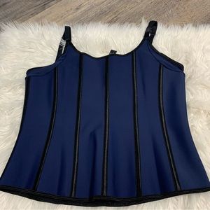 Corset Corsetstory blue spiral steel bones size 34”